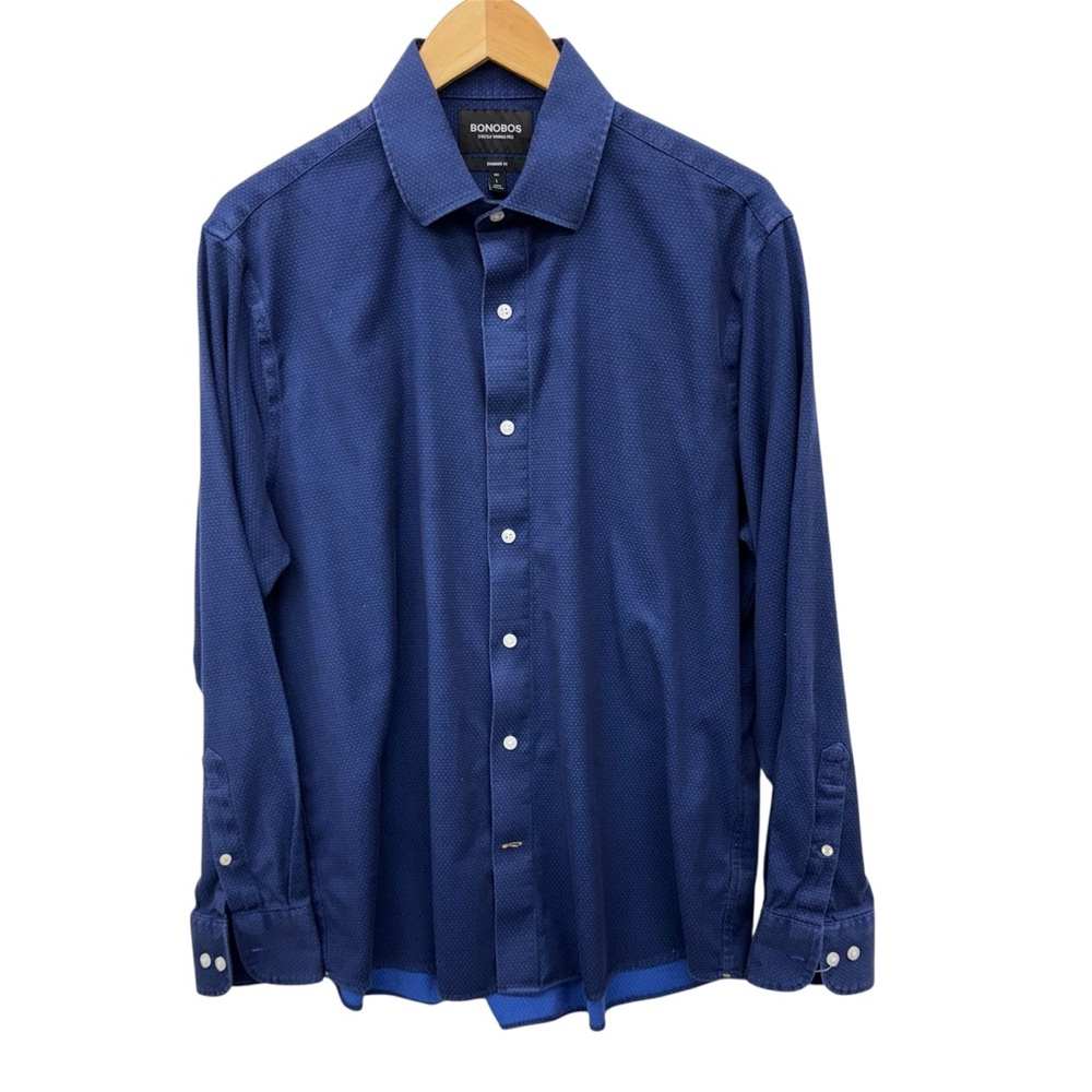 Bonobos Blue Button Down Shirt - image 2